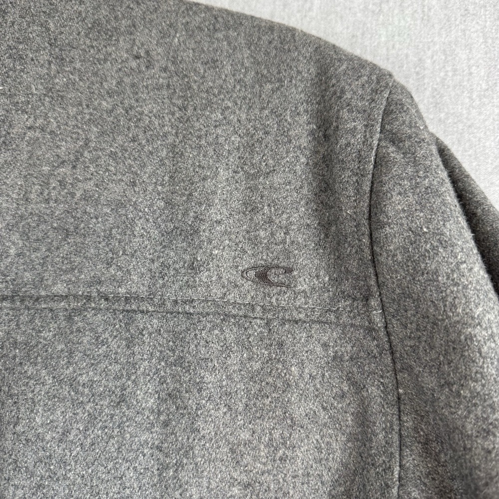 O'Neill Gray Wool Blend Bomber Jacket Men's Large - Picture 14 of 16